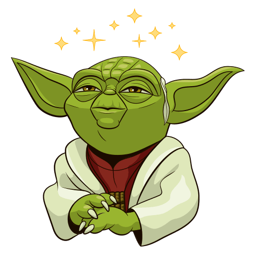 VK Sticker Holiday Yoda #29
