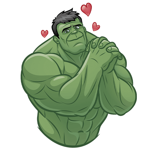 VK Sticker Hulk #3