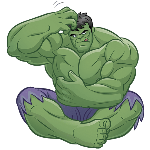 VK Sticker Hulk #4