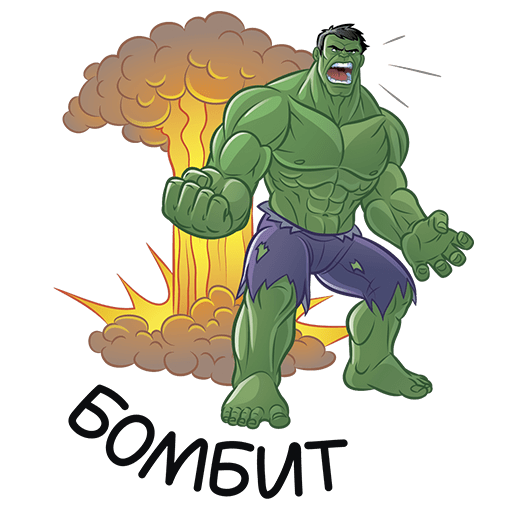 VK Sticker Hulk #15
