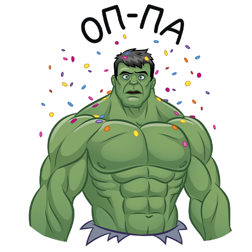 VK Sticker Hulk #24