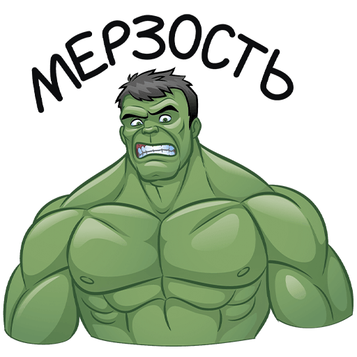VK Sticker Hulk #29