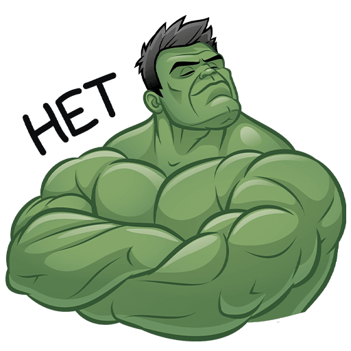 VK Sticker Hulk #33