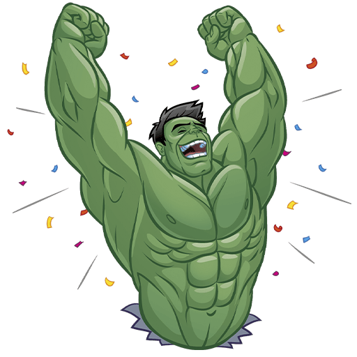 VK Sticker Hulk #34