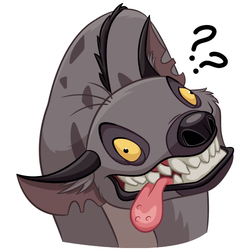 VK Sticker Hyenas #3