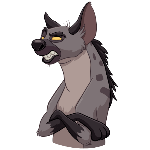 VK Sticker Hyenas #12