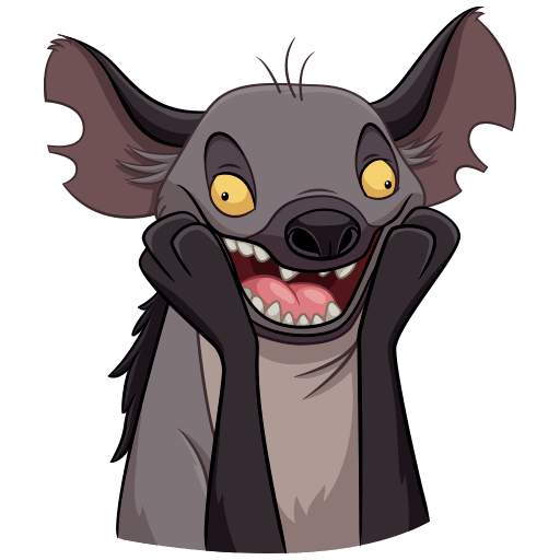 VK Sticker Hyenas #15