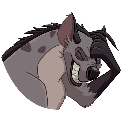 VK Sticker Hyenas #16