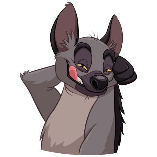 VK Sticker Hyenas #17