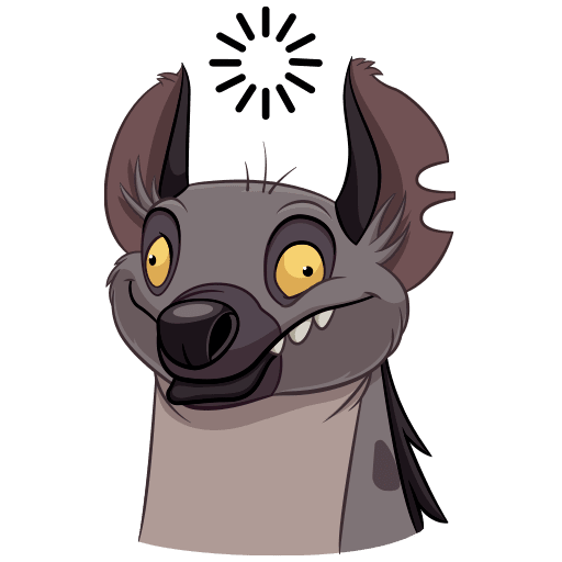 VK Sticker Hyenas #32