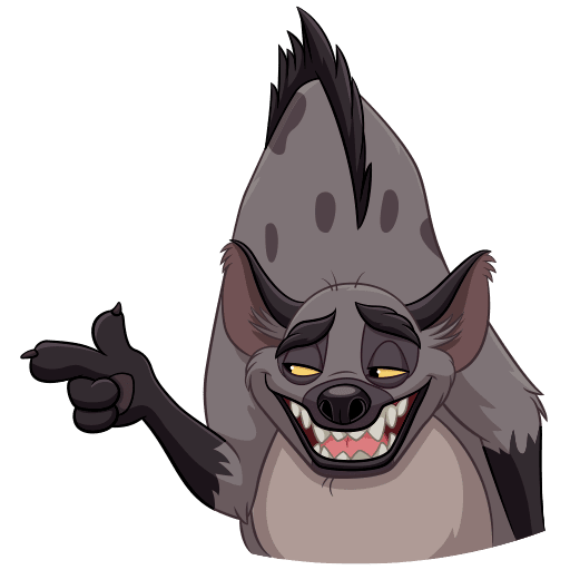 VK Sticker Hyenas #36