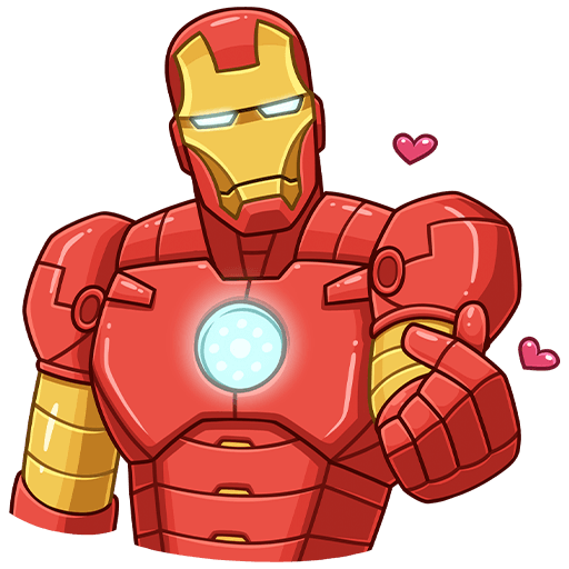 VK Sticker Iron Man #2