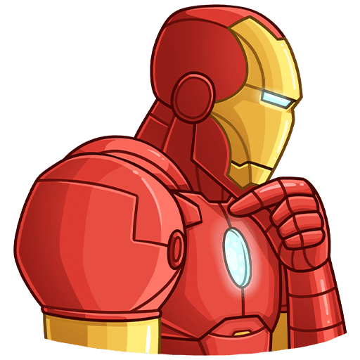 VK Sticker Iron Man #8