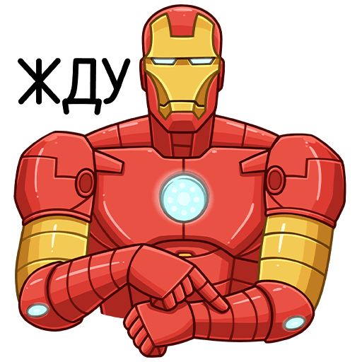 VK Sticker Iron Man #16