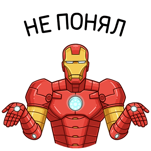VK Sticker Iron Man #18