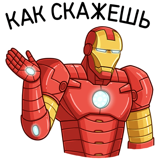 VK Sticker Iron Man #19