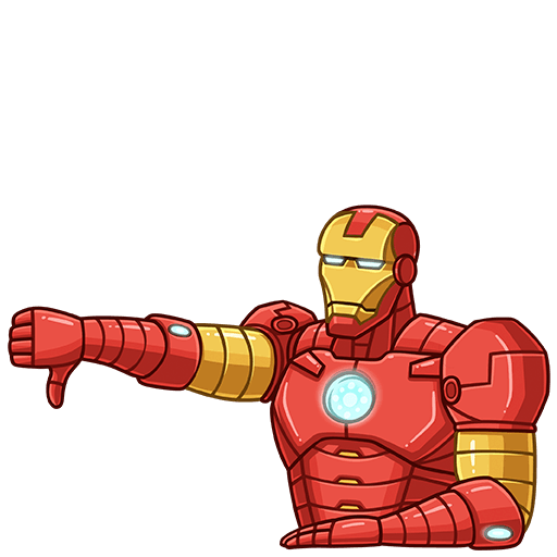 VK Sticker Iron Man #24