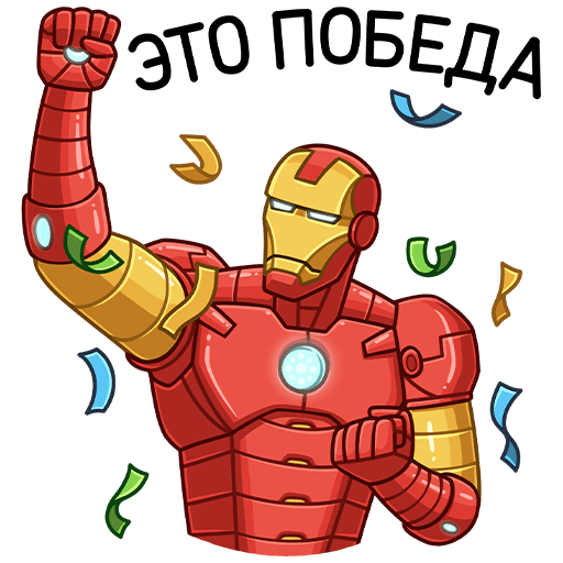 VK Sticker Iron Man #27