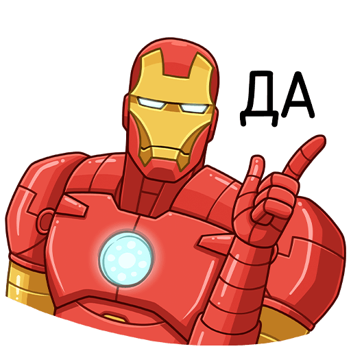 VK Sticker Iron Man #30