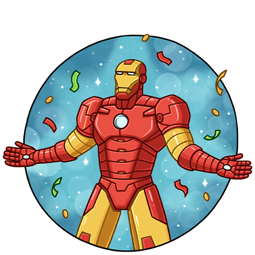 VK Sticker Iron Man #32