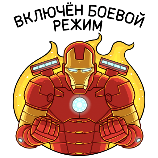 VK Sticker Iron Man #37