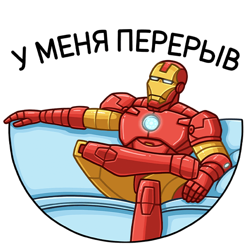 VK Sticker Iron Man #39