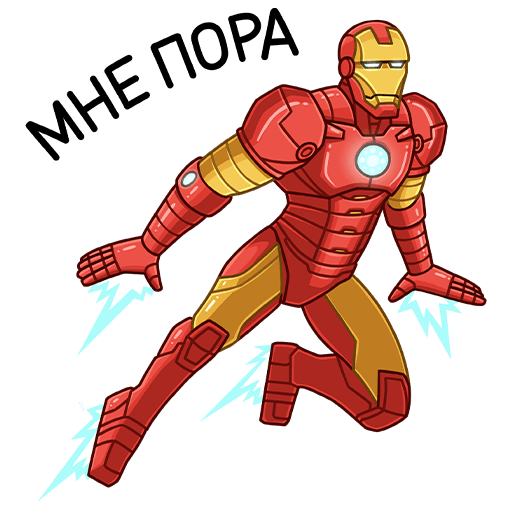 VK Sticker Iron Man #47