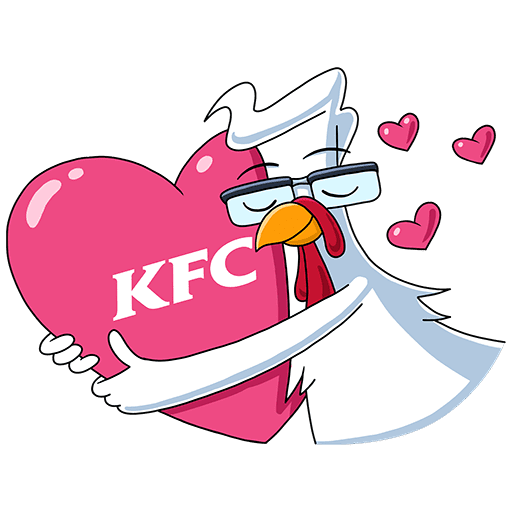 Стикер ВК KFC #6