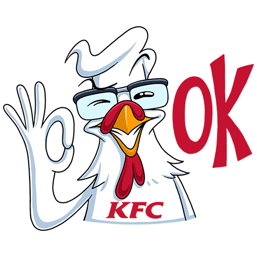 Стикер ВК KFC #11