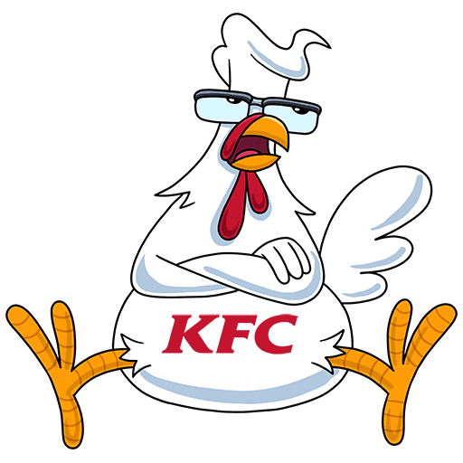 Стикер ВК KFC #20