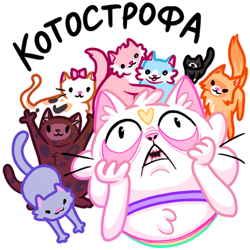 VK Sticker Kittyastrophe #29