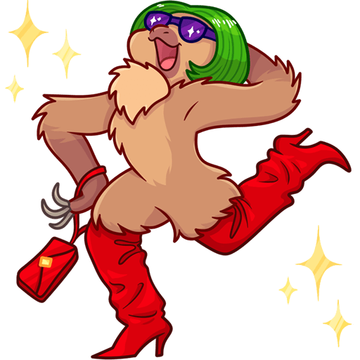 VK Sticker Lenochka the Sloth #31