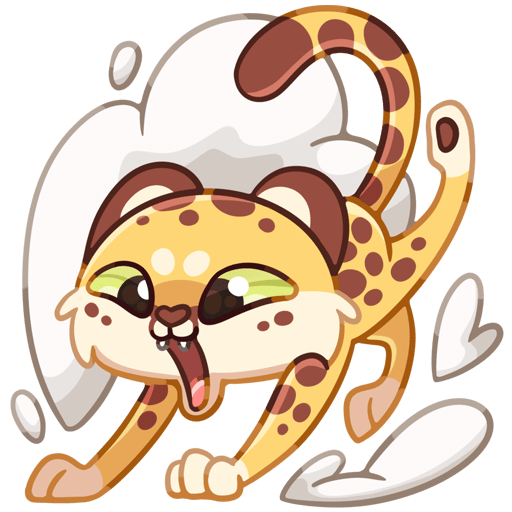 VK Sticker Lex the Cheetah #5