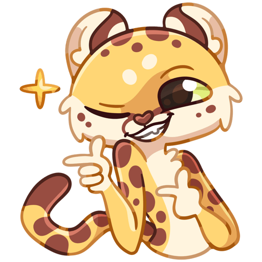 VK Sticker Lex the Cheetah #7