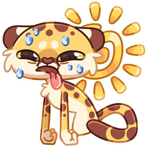 VK Sticker Lex the Cheetah #21
