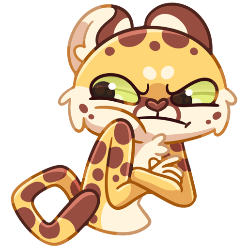 VK Sticker Lex the Cheetah #30