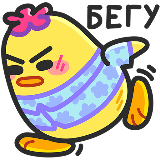 VK Sticker Lucky Ducky #36