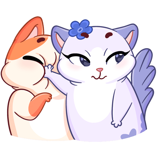 VK Sticker Mew-Meow and Murrmaid #8