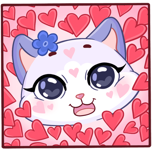 VK Sticker Mew-Meow and Murrmaid #12