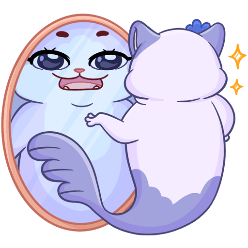 VK Sticker Mew-Meow and Murrmaid #23
