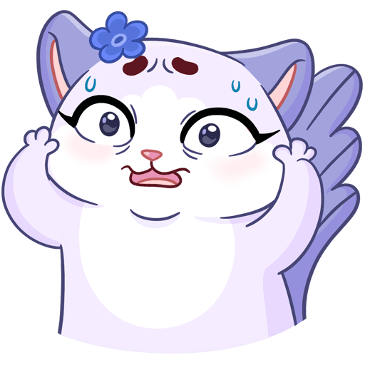 VK Sticker Mew-Meow and Murrmaid #39