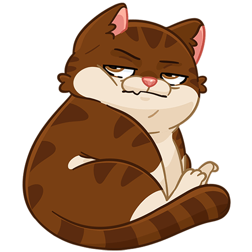 VK Sticker Merchant’s Cat #5