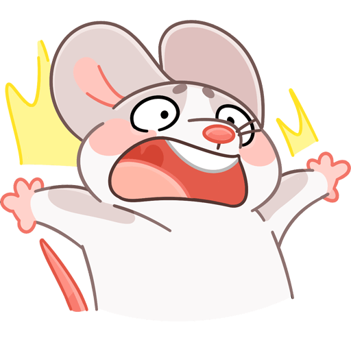 VK Sticker Mice Hugs #15