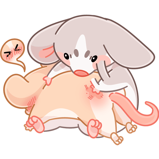 VK Sticker Mice Hugs #41