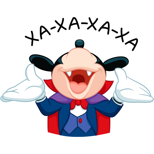 VK Sticker Mickey the Vampire #9