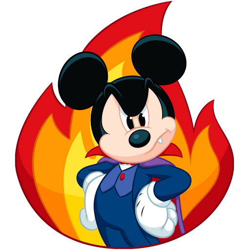 VK Sticker Mickey the Vampire #28