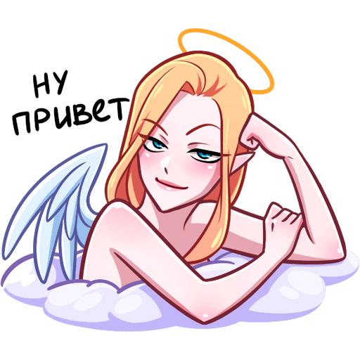 VK Sticker Miss Angel #4