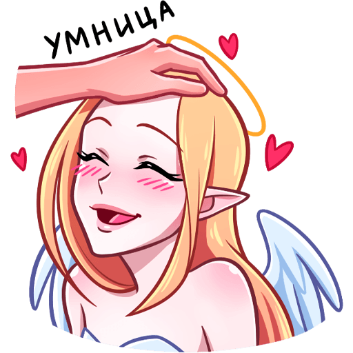 VK Sticker Miss Angel #7