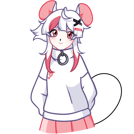 VK Sticker Mousey in a sweater #6