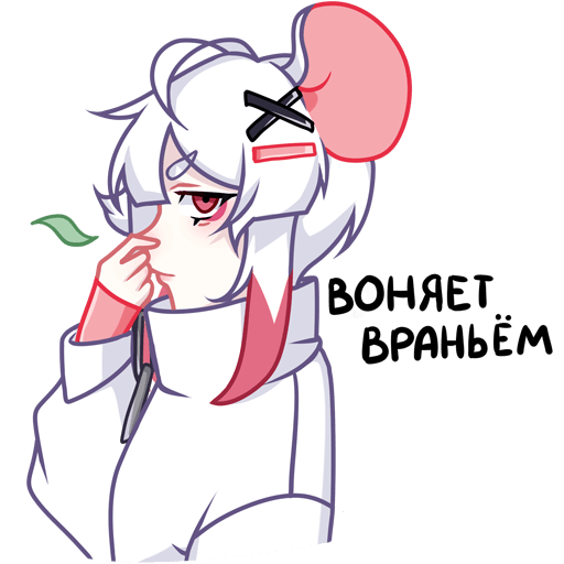 VK Sticker Mousey in a sweater #35